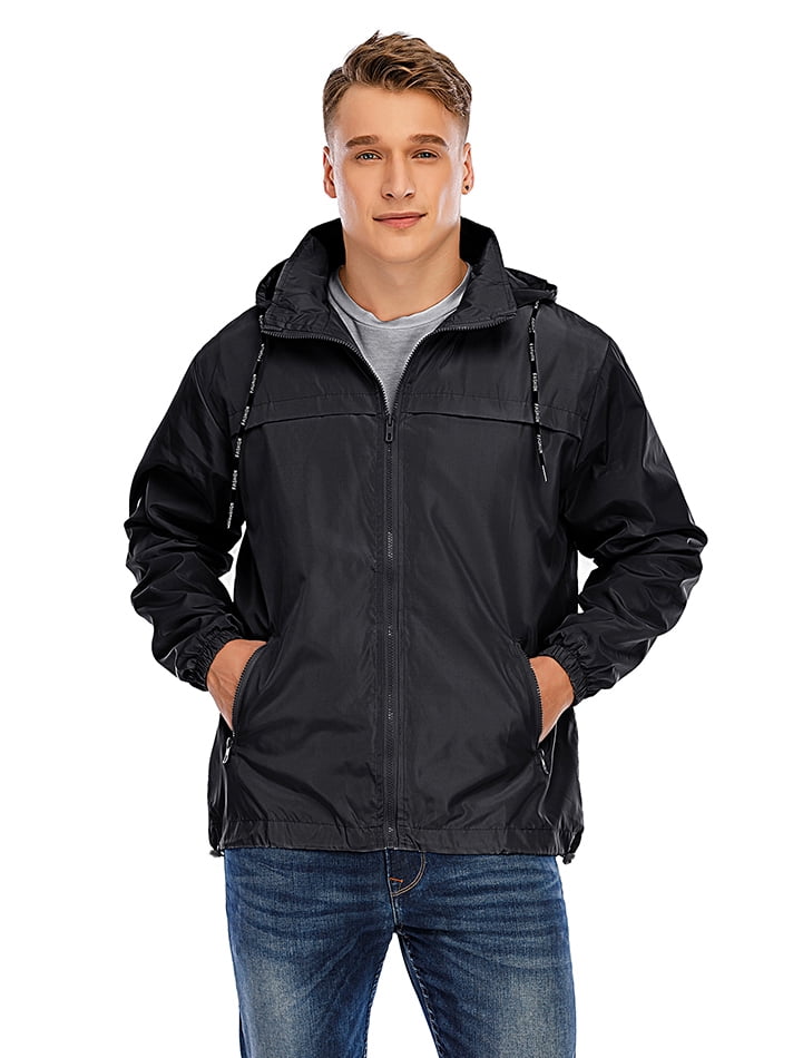 Lightweight Windbreaker Jacket Hooded 