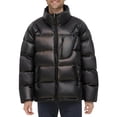 thumbnail image 2 of Ceisia Men's Stand Collar Warm Casual Jacket with Zipper Pockets Long Sleeve Gift Parka, 2 of 9