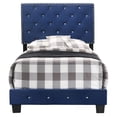 thumbnail image 2 of CoSoTower Twin Bed , Navy Blue, 2 of 6