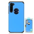 thumbnail image 3 of Motorola Moto G Stylus Phone Case Protective Hybrid Drop Protection Shockproof Armor Dual Layer Heavy Duty Rubber Rugged Silicone TPU BLUE Slim Hard Frame Bumper Cover for MOTOROLA Moto g stylus, 3 of 3