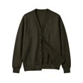 thumbnail image 6 of Mens V Neck Cardigan Zaewscy Men's V Neck Button Down Cardigan Long Sleeve Loose Casual Jacket Army Green1 XXXL, 6 of 6
