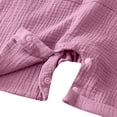 thumbnail image 5 of XIMIN Newborn Baby Cotton Linen Jumpsuit with Hat Summer Sleeveless Button Romper Overalls Infant Soft Cute Plain Outfits, 5 of 9