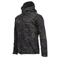 thumbnail image 2 of VBTAPA Mens Camo Rain Jacket Waterproof Windbreaker Jackets Military Tactical Jacket Outdoor Lightweight Hooded Raincoat with Multiple Pockets Limited Time Deal Gray M, 2 of 7