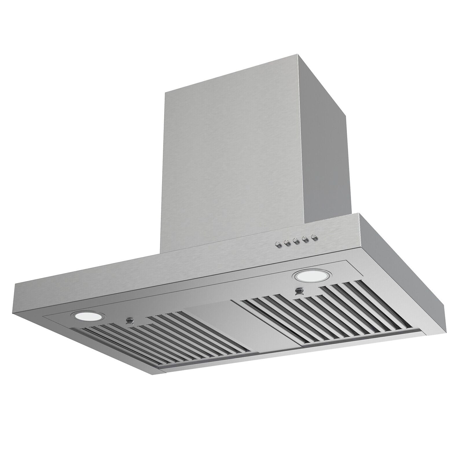 30 inch Kitchen Wall Mount Range Hood 900CFM T-Shape Stove Vent Hood 3-Speed Wall Mount Range Hood 30 Inch 900CFM Vent Hood T Shape with Stainless Steel Stove Hood Split Type Permanent Grease Baffle