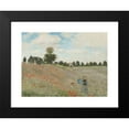 thumbnail image 2 of Claude Monet 14x12 Black Modern Framed Museum Art Print Titled - Poppy Field (1881), 2 of 5