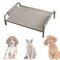 thumbnail image 4 of Bunblic Lit Surélevé pour Chat d'Intérieur Respirant Haute Résistance Hamac Confortable Gris, 4 of 7