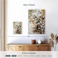 thumbnail image 4 of Elephant Stock Earth Melodies Wall Art - Vertical Canvas Wall Art - Living Room Wall Decor - Abstract Canvas - White And Gray Decor By Mara Galvao - 16" x 24", 4 of 8