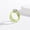 Green, variant on Transparent Acrylic Rhinestone Ring: Simple Geometric Style for Women Trendy & Elegant Plastic Ring for Everyday Wear