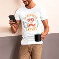 thumbnail image 2 of Father's Day Shirt, Fatherhood Level Expert T-Shirt, Father's Day Gift, Men's Tee, Gifts For Dad, Birthday Present, Tee Shirt, Men's T-Shirt, Best Papa Shirt, Funny Dad Gift, 2 of 5