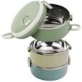 thumbnail image 2 of Yajad Hogar Toppers para Lunch Lonchera Portaviandas Lunch Box 3 Contenedores de Alimentos Acero Inoxidable Sailing  Electrónica, 2 of 6
