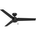 thumbnail image 1 of VENTILADOR 52" 3 ASPAS C/CADENA C/LUZ COLOR NEGRO MATE MARCA HUNTER Hunter 59/264, 1 of 2