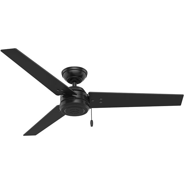 VENTILADOR 52" 3 ASPAS C/CADENA C/LUZ COLOR NEGRO MATE MARCA HUNTER Hunter 59/264