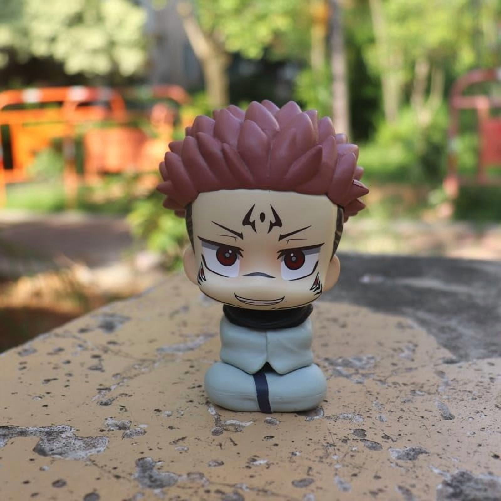 Newly Sukuna Figure Sitting Q Version Ryomen Sukuna Action Figures 10cm/3.9inch PVC Characters Collectible Handicrafts for Anime Fans Gifts