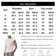 thumbnail image 3 of Mens Muscle Sleeveless Shirts Casual Cotton Workout Tank Tops Cut Off Shirts Gym Running Loose Fit Streetwear Top Black XXXL, 3 of 6