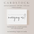 thumbnail image 5 of Will You Marry Us Card. Will You Do Us The Honor Of Marrying Us. Officiant Proposal Card. Wedding Officiant Proposal., 5 of 7