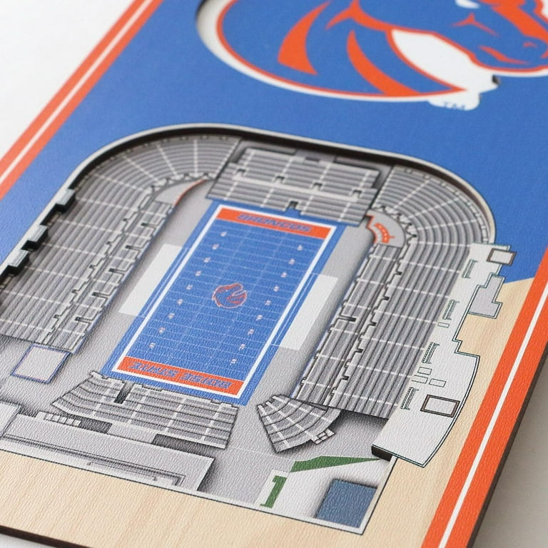 Boise State Broncos 6'' x 19'' 3D StadiumView Banner