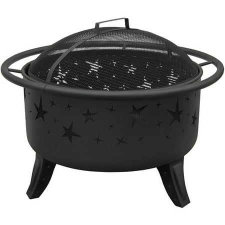 Landmann USA Patio Lights Starlight Firebowl, Black
