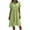 Green summer dresses, variant on Wycnly Summer Dresses for Women Sundresses for Women Button Down Loose Flowy Ruffle Swing Maxi Dress with Pocket Girls Fashion Solid V-Neck Short Sleeve Long Sun Dress