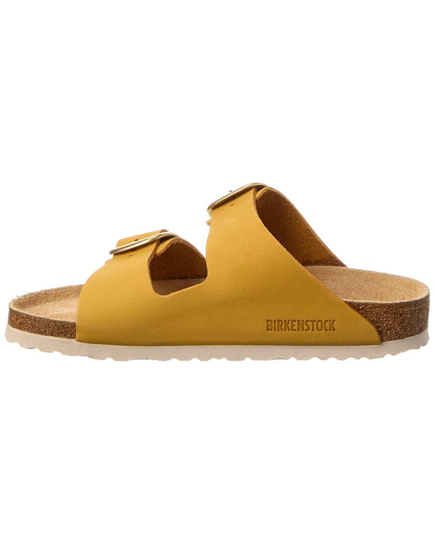Birkenstock Arizona Big Buckle Narrow Leather Sandal, 38, Yellow