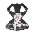 thumbnail image 4 of XMXY No Pull Dog Harness, 4th July America Gnome Liberty Adjustable Reflective Pet Harness with Oxford Vest, Large Size, 4 of 9