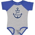 thumbnail image 3 of Inktastic Just Arrived Nautical Anchor Boys or Girls Baby Bodysuit, 3 of 5