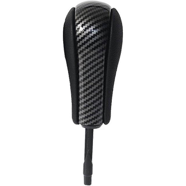 Shifter Car Automatic Leather Gear Shift Stick Knob Level,for BMW 3 Series E90 Sedan 316 318 320 323 325 328 330 335 2008 2009 2010 2011 (Color : Silv