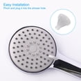 thumbnail image 5 of 5pcs Shower Head Replacement Nozzles, Silicone Nozzle Sprinkler Spout Round Nib Fit 4mm Hole, Light Grey, 5 of 6