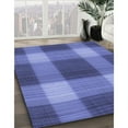 thumbnail image 3 of Ahgly Company Machine Washable Indoor Rectangle Transitional Sky Blue Area Rugs, 8' x 12', 3 of 7