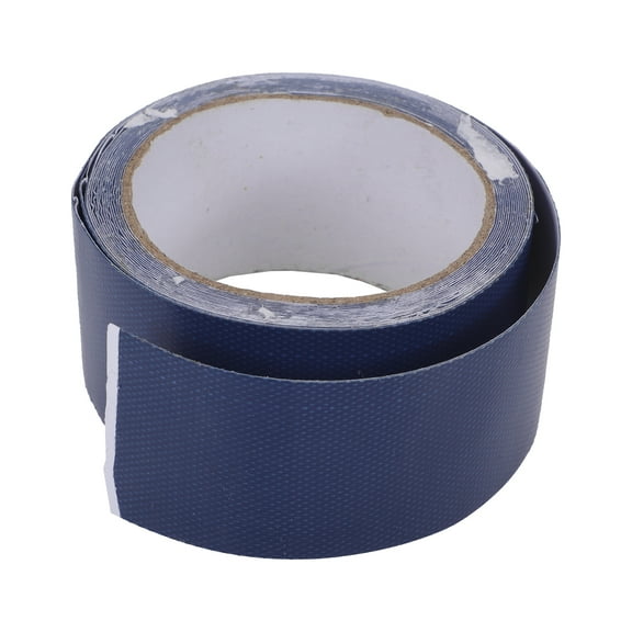 Unique Bargains Truck RV Car Tape 1.97"x16.40ft Self-Adhesive Leak-Proof Tent Awning Tape Tarpaulin Repair Tape Blue