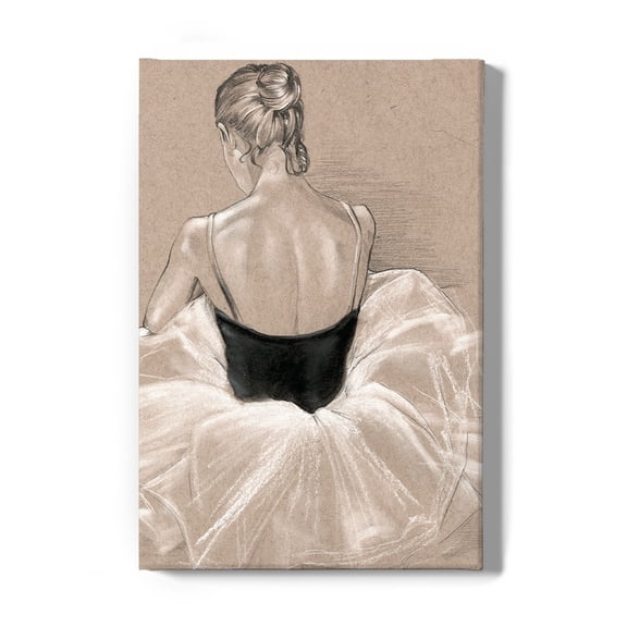 Ballet Study Ii Wrapped Canvas -Jennifer Paxton Parker Designs,