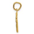 thumbnail image 6 of Diamond2Deal 10k Yellow Gold Casted Diamond-Cut Number 6 Charm Pendant for Women (L- 0.79 inch, W- 0.28 inch), 6 of 6