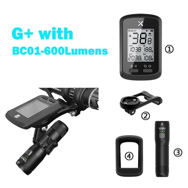 Ordenador de bicicleta XOSS G + velocímetro GPS inalámbrico impermeable bicicleta de carretera MTB bicicleta Bluetooth ANT + con computadoras de ciclismo de cadencia Tan Jianjun unisex