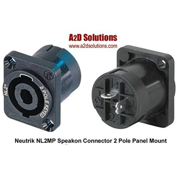 Connettore Chassis Maschio Passivo A Bassa Impedenza Neutrik Speakon A 2 Poli - Foto 2