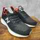 thumbnail image 2 of New Balance Fresh Foam Roav Fusion Running Shoes Mens 9.5 D Black Red Sneakers, 2 of 6