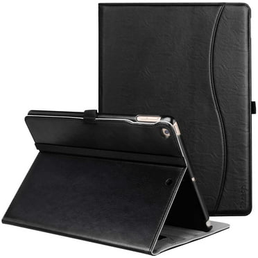 RTB-ZtotopCases for iPad 9.7 Inch 6th/ 5th Gen 2018/ iPad Air 2nd/ 1st Gen 2017, Premium PU Leather Business Folding Cover with Auto Wake/Sleep, Multiple Angles, Black