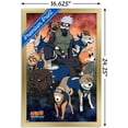 thumbnail image 3 of Naruto Shippuden - Kakashi Ninja Hounds Wall Poster, 14.725" x 22.375" Framed, 3 of 5