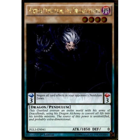 YuGiOh Premium Gold: Infinite Gold Gold Rare Vector Pendulum, the Dracoverlord PGL3-EN041