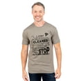 thumbnail image 2 of I Just Deep Cleaned All The Things So Now I'm Gonna Need Everyone To Stop Living Here Men's Modern Fit Fun Casual T-Shirt Printed Graphic Tee Military Gray Medium, 2 of 3