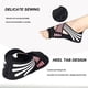 thumbnail image 3 of Calcetines de yoga antideslizantes con agarre, calcetines antideslizantes sin dedos para pilates, ballet, entrenamiento, zapatos con agarre (rosa), 3 of 6