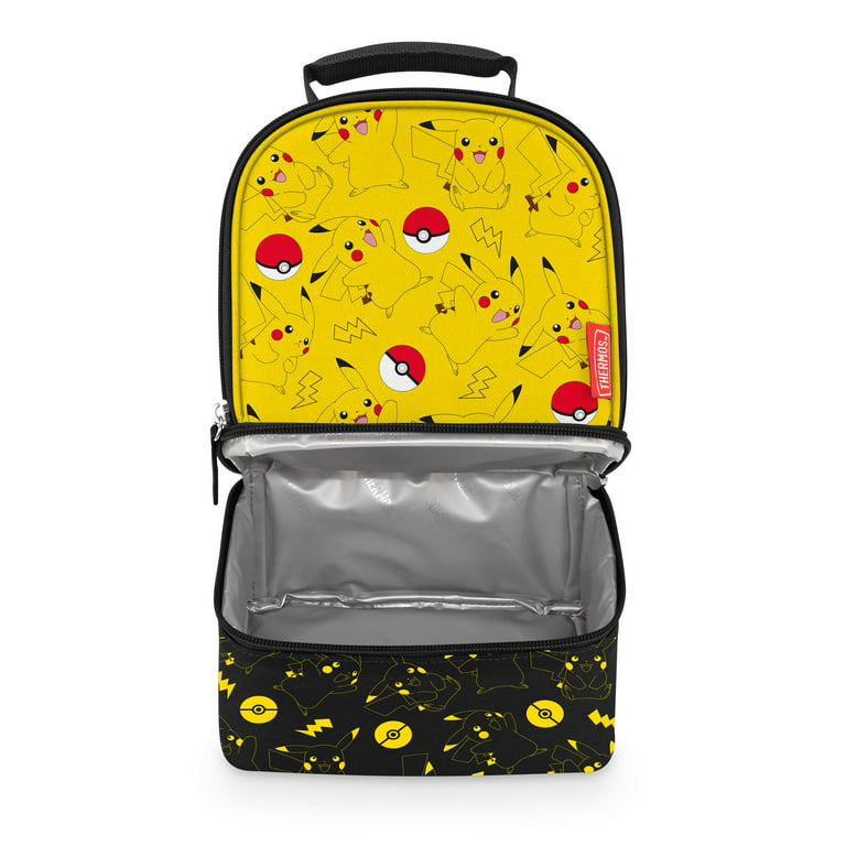 Pokemon Kids Lunch Box 3 Piece Set Insulated Lunch Bag Snack Box Pikac