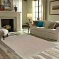 thumbnail image 2 of Ambiant Saturn Collection Solid Color Area Rugs Beige - 48" x 96" Half Round, 2 of 4