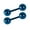 Blue, variant on Ear Studs Simple Wear-resistant Men Punk Ball Barbell Earrings for Dating