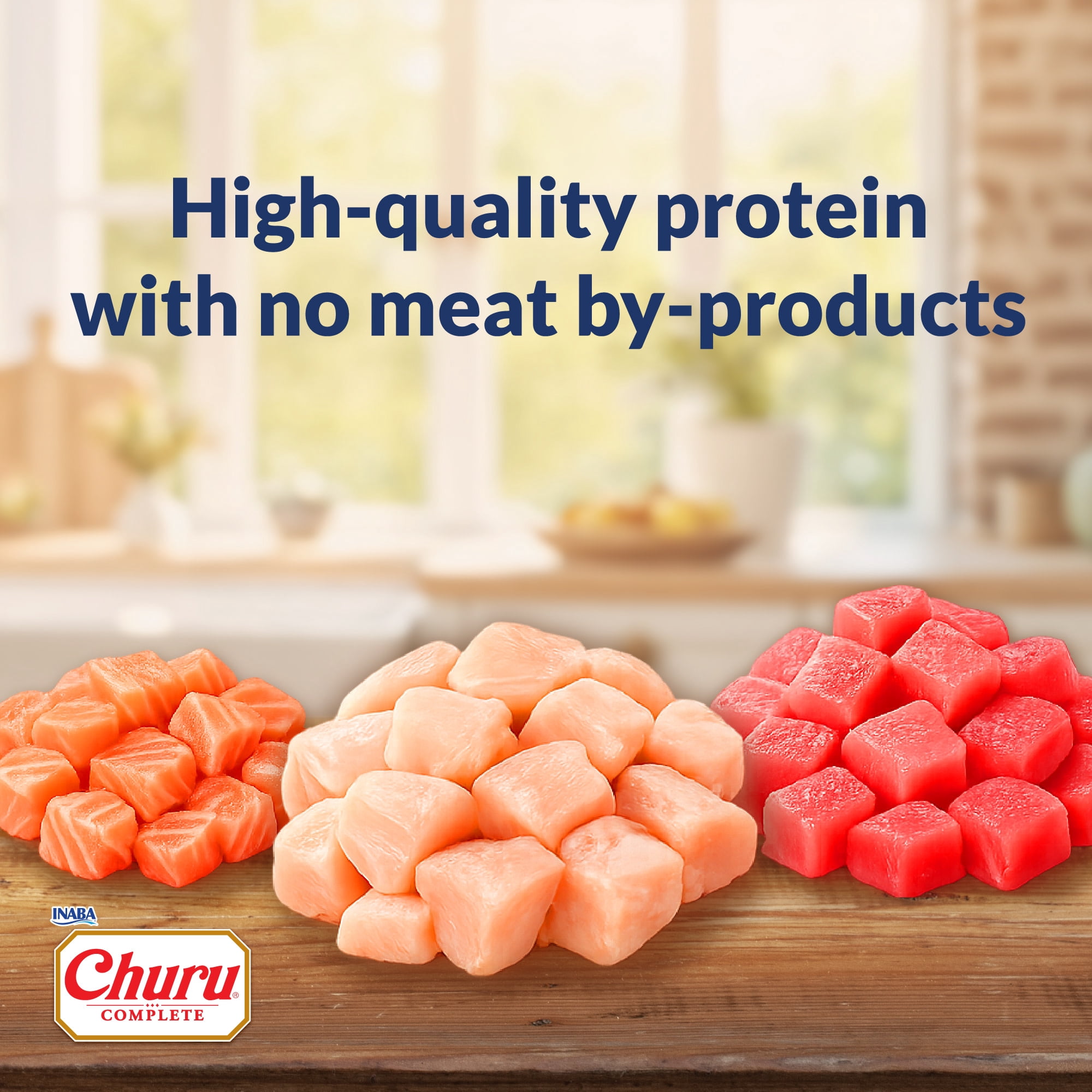 INABA Churu Complete Pate Wet Cat Food with Fish Oil, 1.23oz. per Serving, 2 Servings, Tuna Recipe