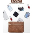 thumbnail image 3 of Small Purses for Women Crossbody Bags Leather Wristlet Purses Envelope Clutch Purse, 3 of 7