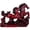Large red wood color, variant on WINDLAND Running Horse Statues Positive Energy Good Luck Showpiece Collectible Figurines Sculptures for Home Office Decors