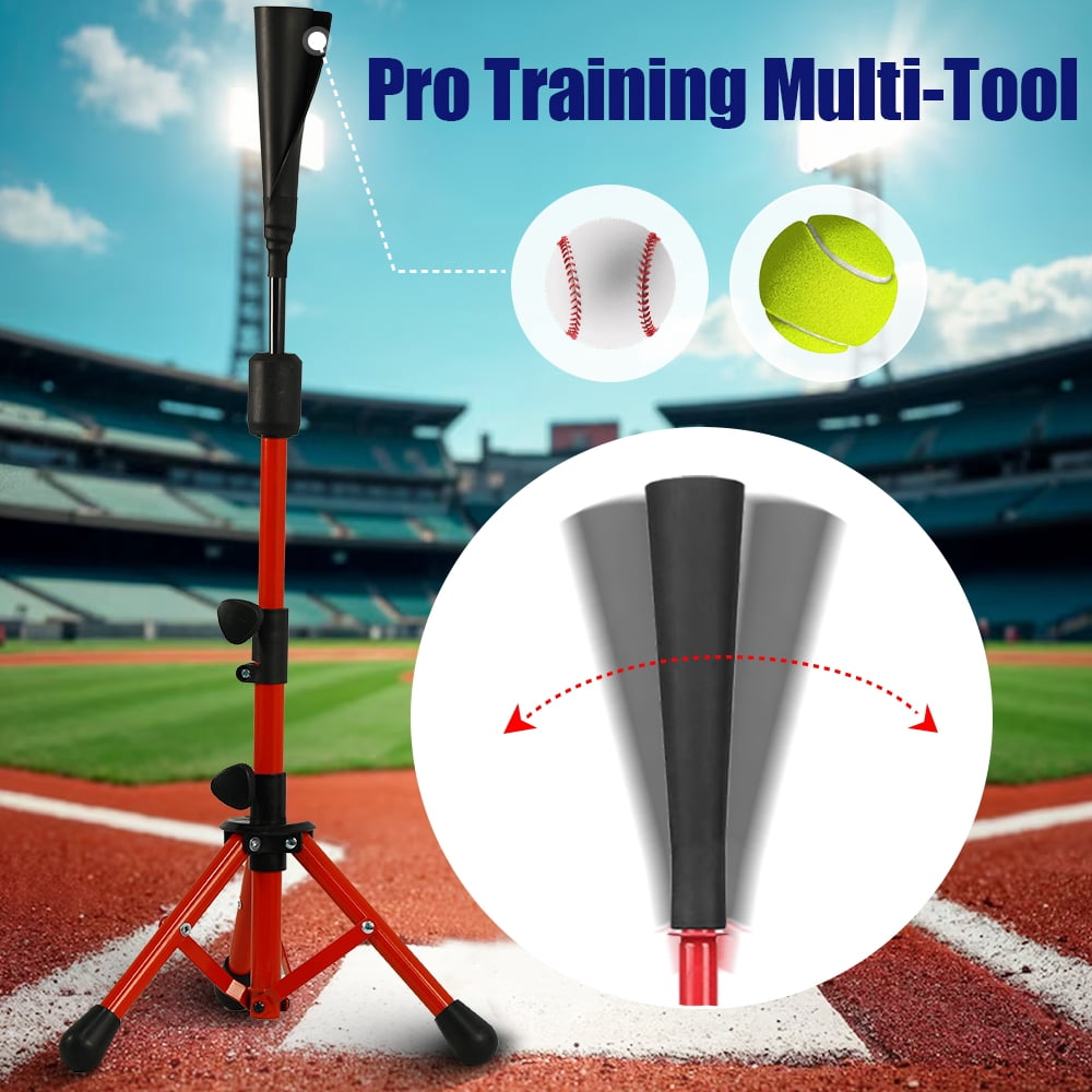 JISPOORT Youth Adjustable Height Baseball Batting Tee