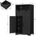 thumbnail image 6 of LENLN Bathroom Cabinet with Adjustable Shelf, Storage Cabinet with 2 Doors & 2 Drawers, Cupboard, for Living Room, Hallway,, 6 of 6