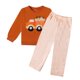 thumbnail image 2 of Conjuntos de blusas y camisas de cuello redondo y manga larga para niño y niña, otoño e invierno, Acción de Gracias, sudadera con capucha de manga larga bordada y pantalón largo, conjunto de dos pieza, 2 of 8
