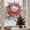 Red, variant on Giunmcul Artificial Red Berry Wreath Christmas Vine Door Hanging Window Display Festive Decorative Plastic Red White Gold 33cm