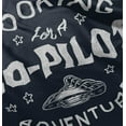thumbnail image 5 of Alien Believer UFO Hunter Copilot Toddler Boy Girl T Shirt Infant Toddler Brisco Brands 18M, 5 of 6